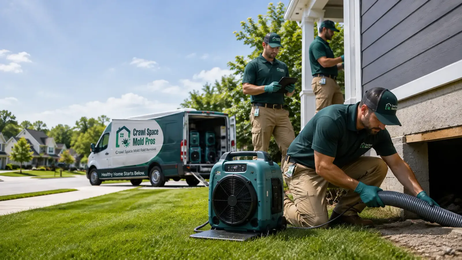 Crawl Space Mold Removal in Brookport, IL